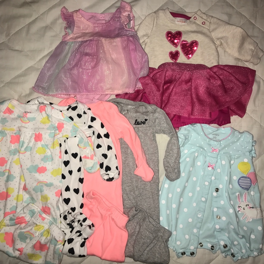 Like new NB size clothing